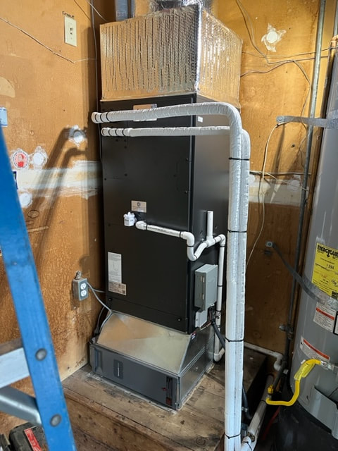 Heating Install with our tools at a job in San Rafael, CA